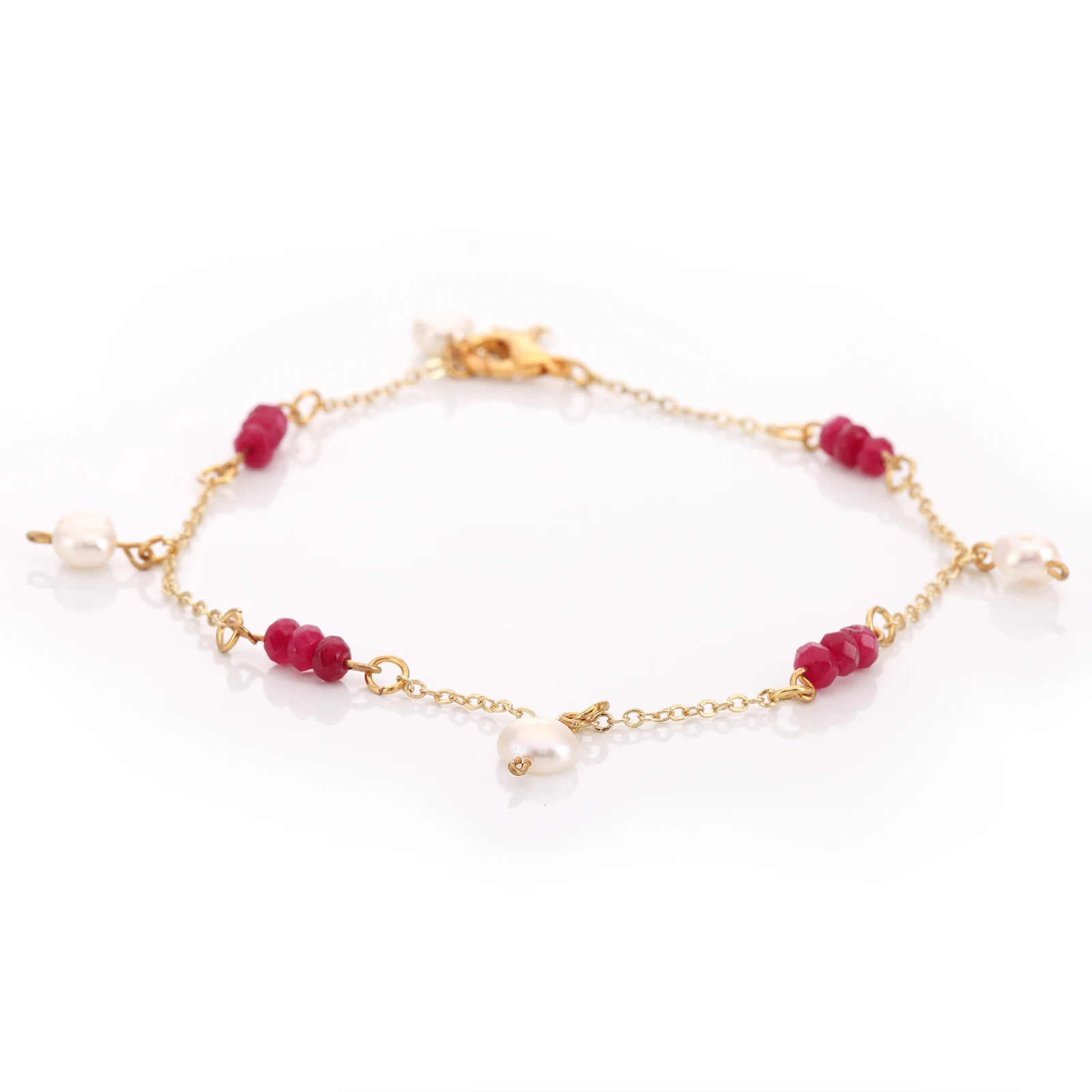 Bracelet Jade Rouge