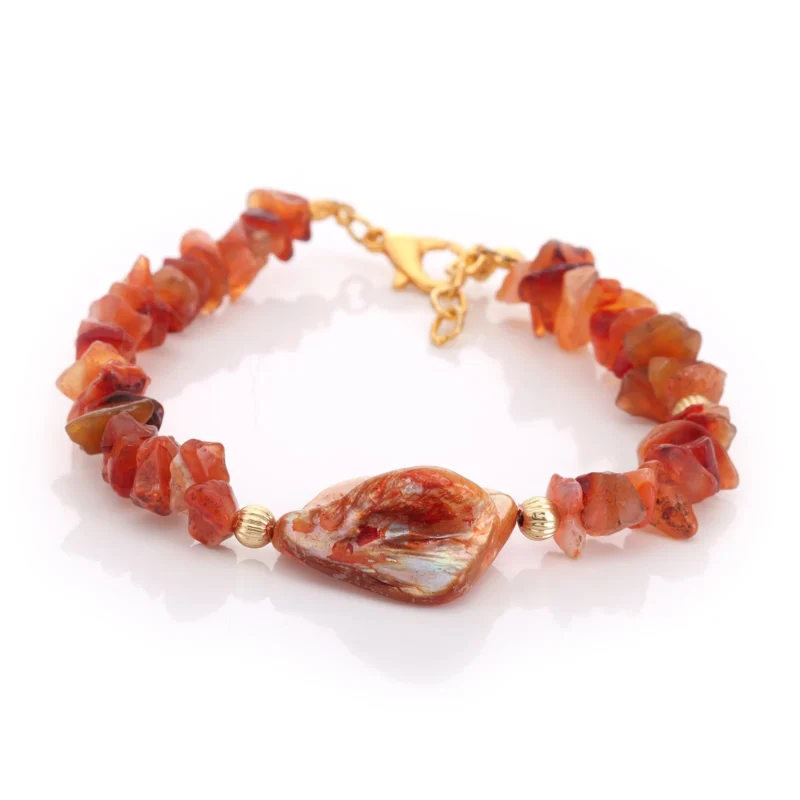 Bracelet Agate & Nacre