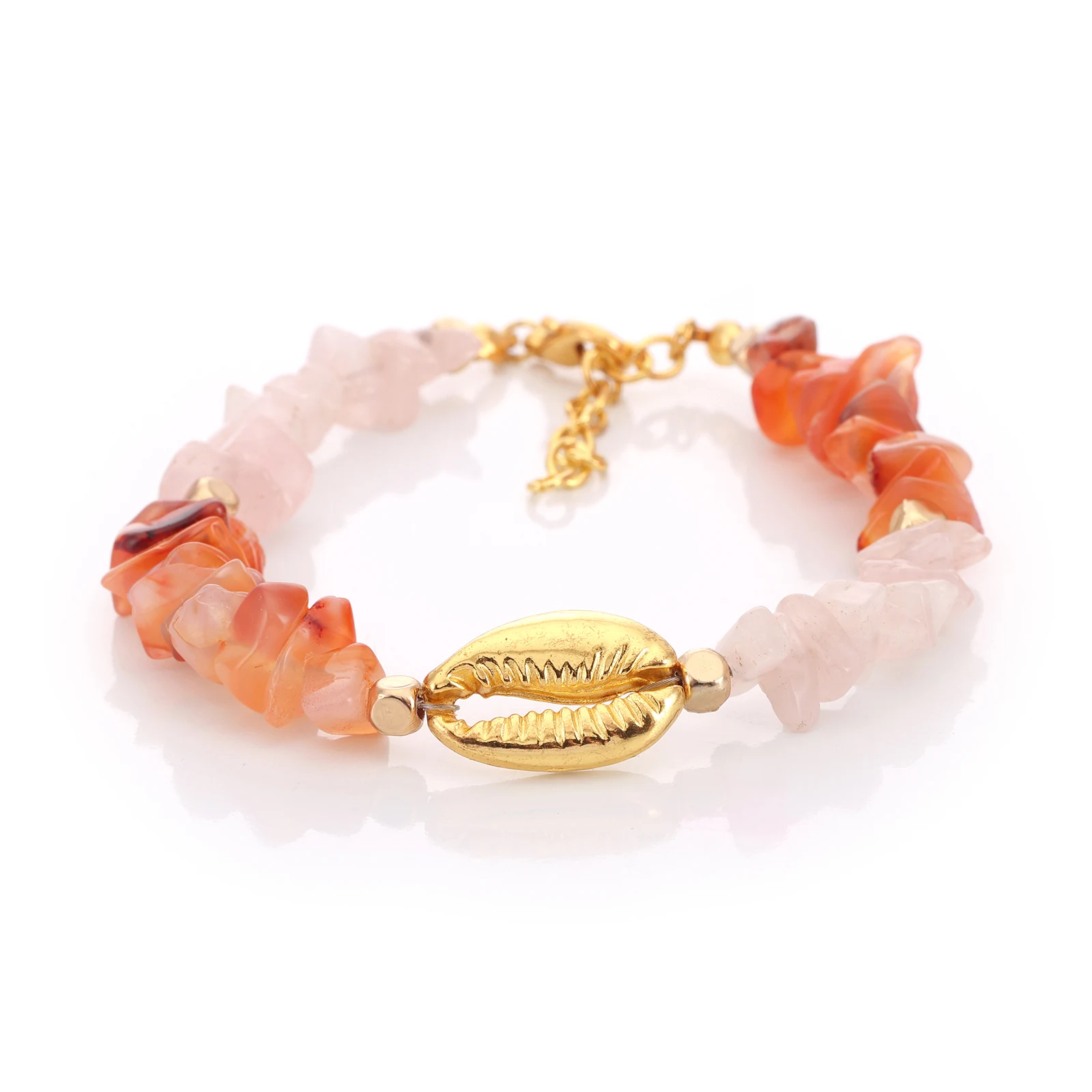 Bracelet Quartz rose & Agate