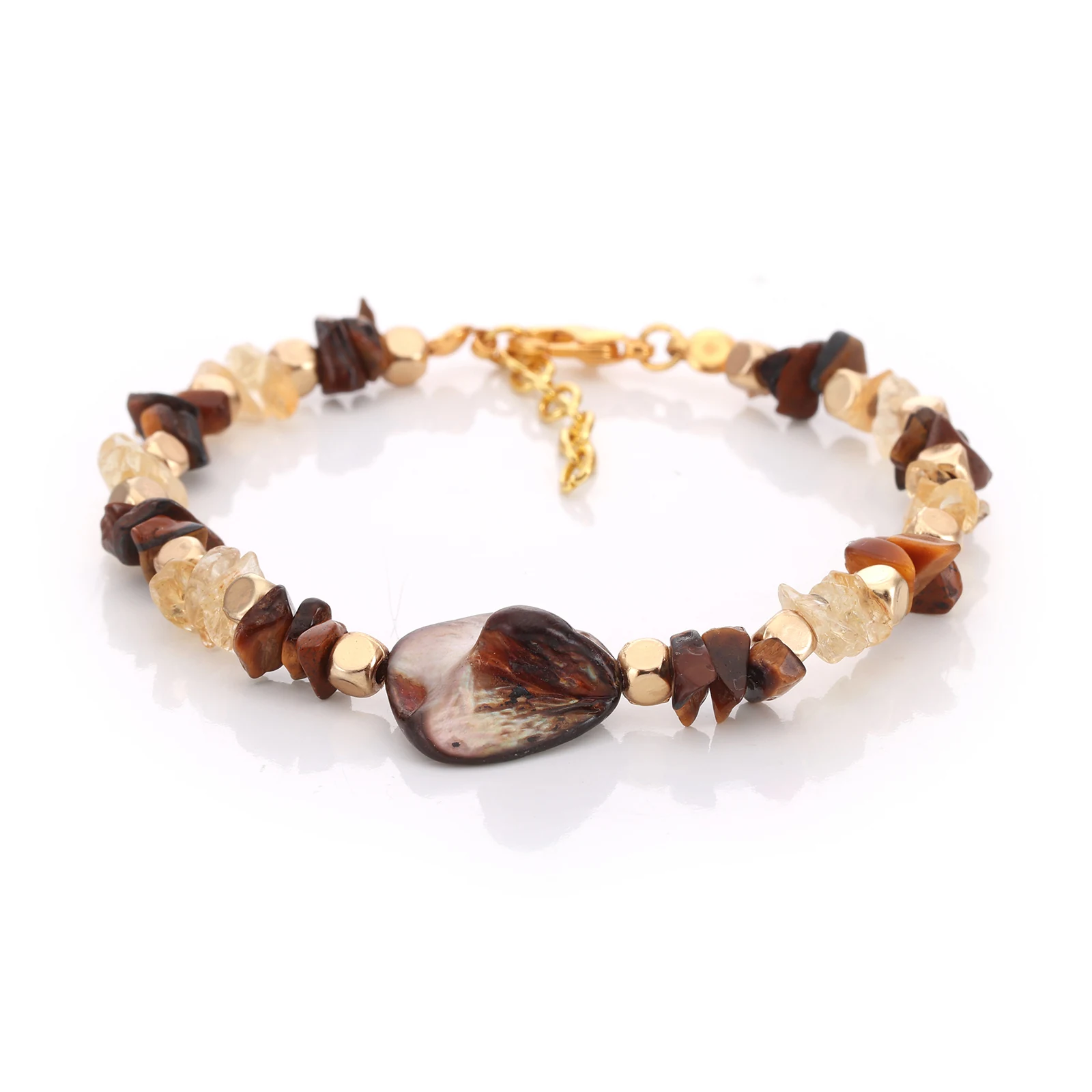 Bracelet Citrine & Jaspe