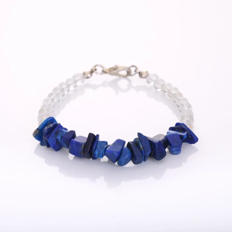 Bracelet Lapis-lazuli & Cristal de roche