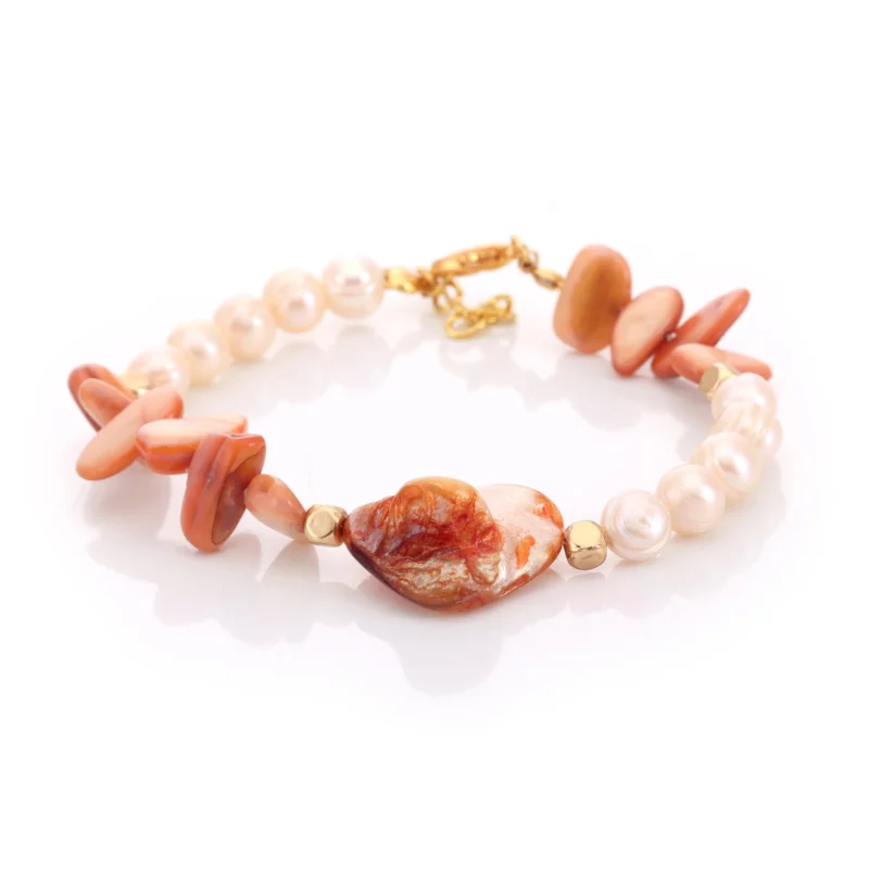 Bracelet Nacre & Perles de Culture — Réf. B088