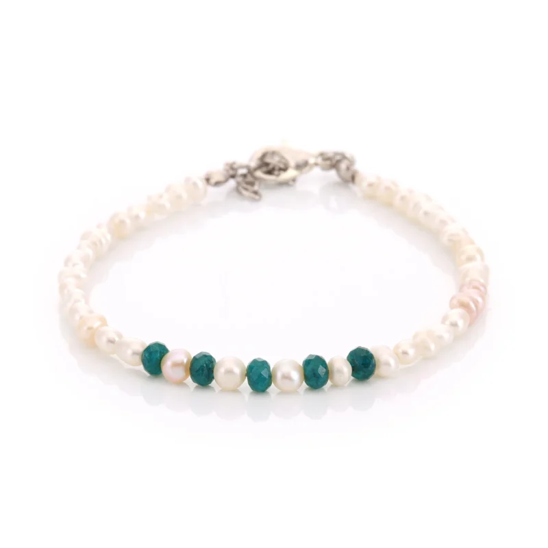 Bracelet Tourmaline & Perles de Culture