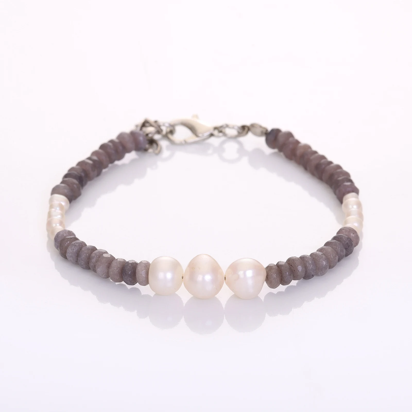 Bracelet Pierre Fine Bleue & Perles de Culture