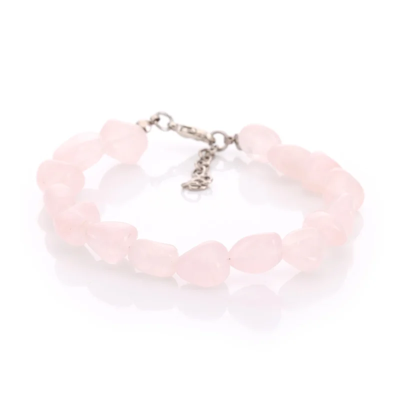 Bracelet Quartz rose & Quartz