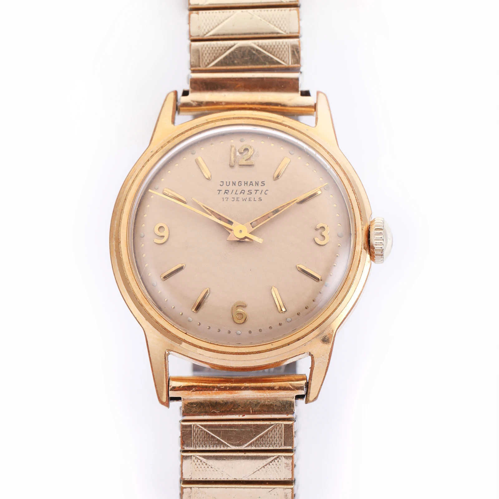 Junghans Trilastic — Cadran Patiné