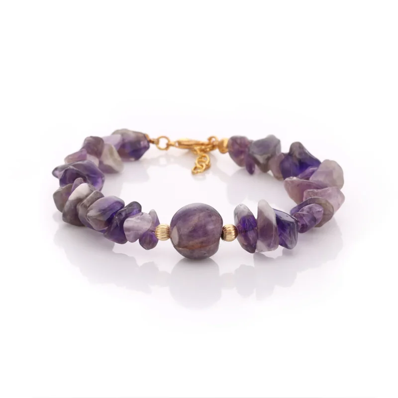 Bracelet en améthyste