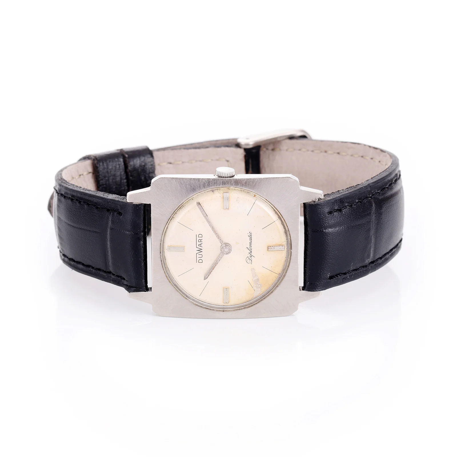 Montre Vintage Duward — Diplomatic, Cadran Crème