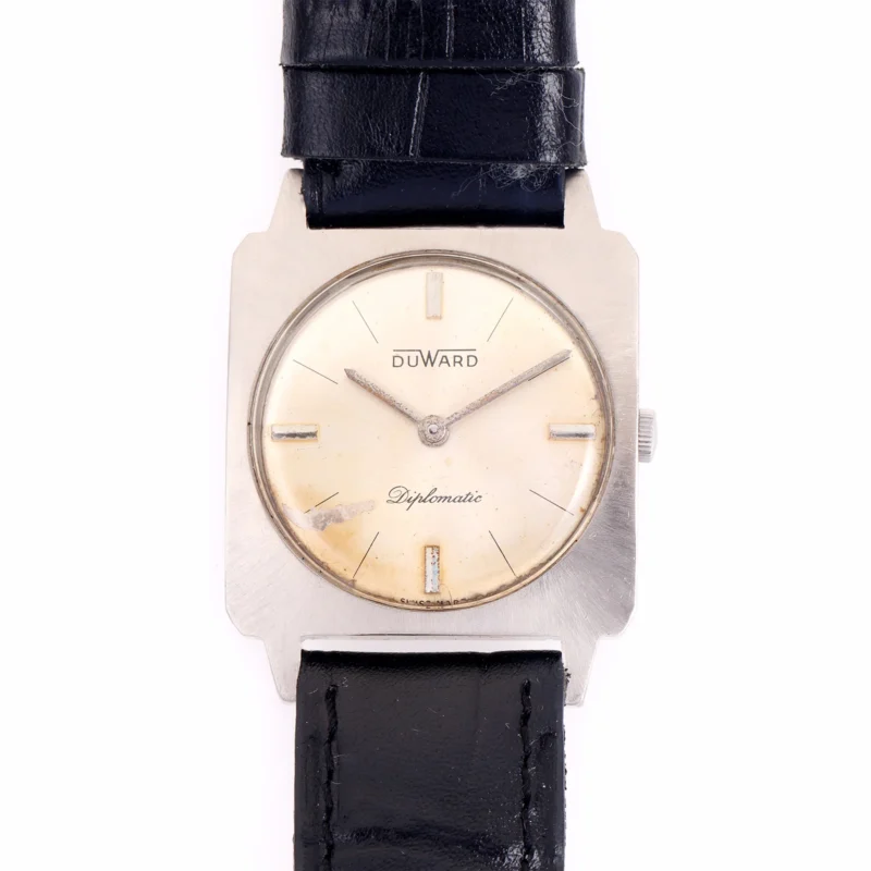 Montre Vintage Duward — Diplomatic, Cadran Crème