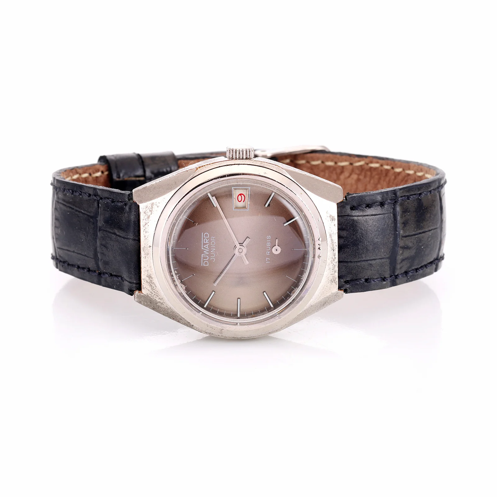 Montre Vintage Duward Junior — Cadran Fumé