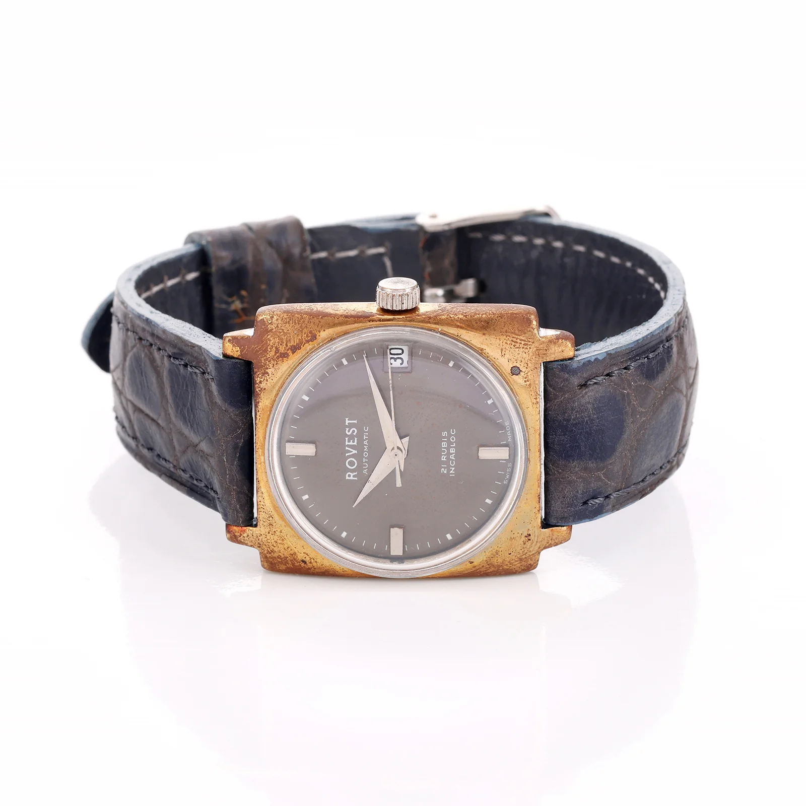 Montre Vintage Rovest — Automatic, Cadran Fumé