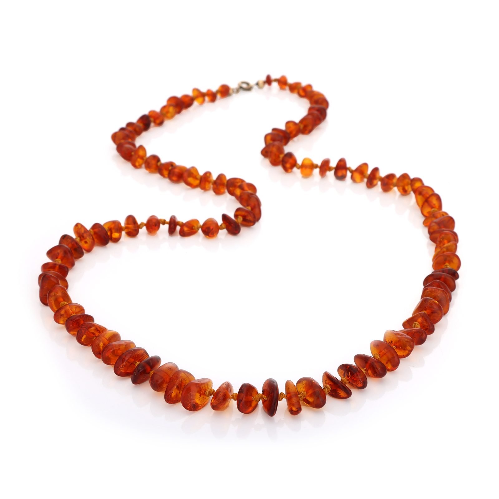Collier Ambre Naturel — Pastilles Dégradées