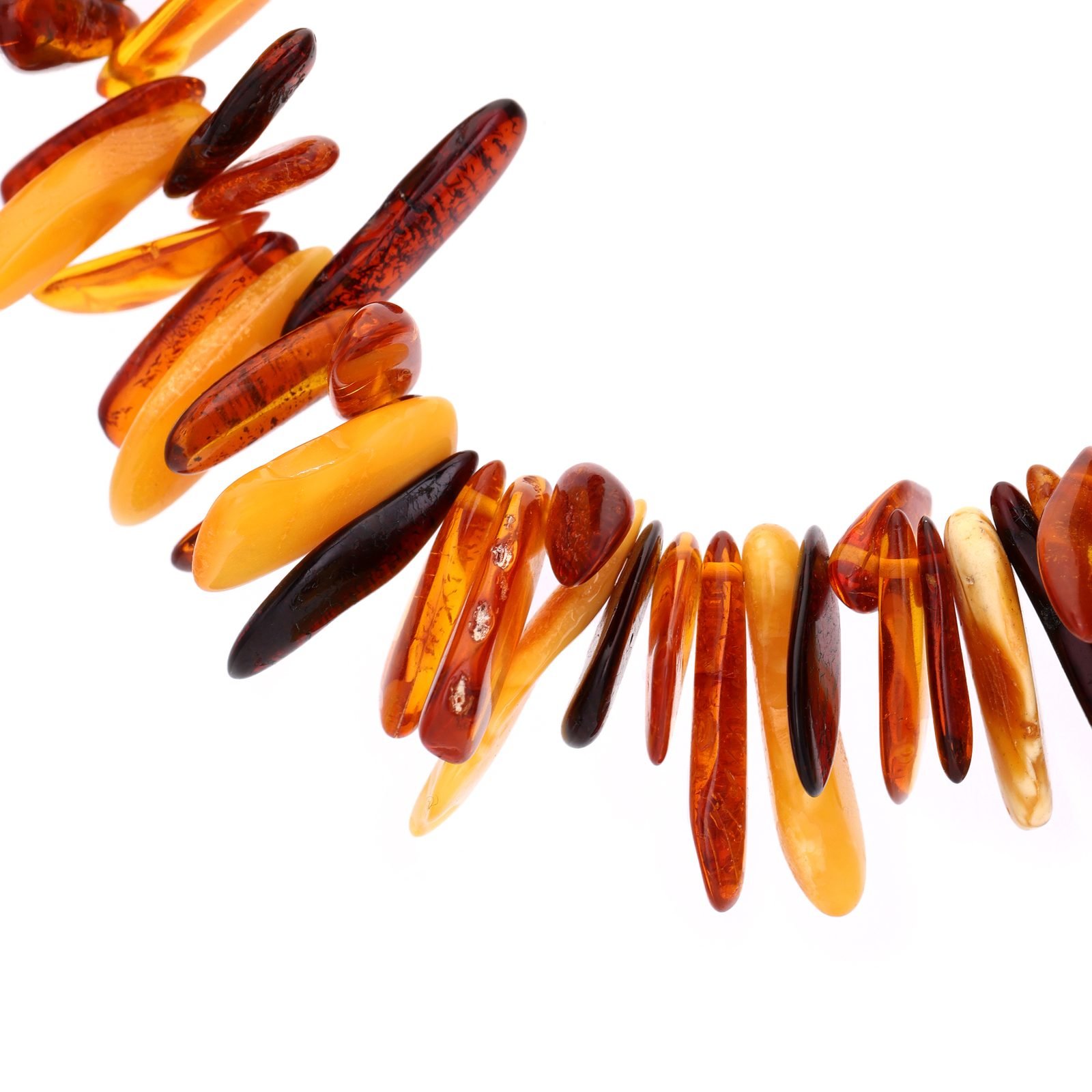 Collier Ambre Naturel — Pétales en Épis – Image 3