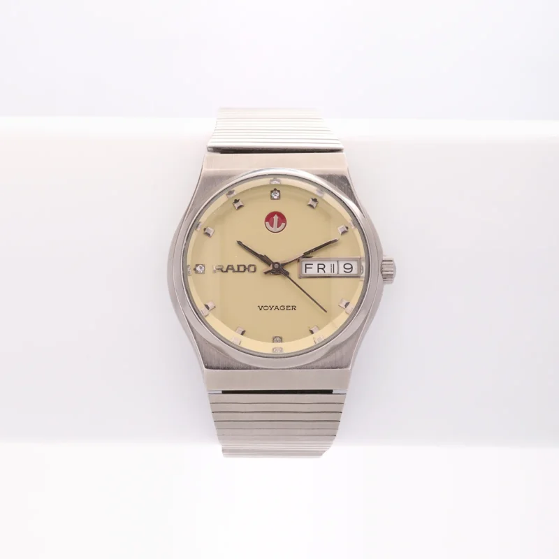 Montre Vintage Rado — Voyager Automatic 17 Jewels, Jour-Date
